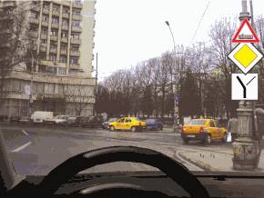 Daca virati la stanga: