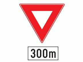 Cum veti proceda la intalnirea indicatorului alaturat?