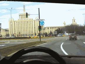 in acest sens giratoriu, sunteti incadrat corespunzator pentru: