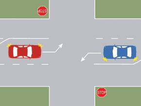 Pentru a vira la stanga: