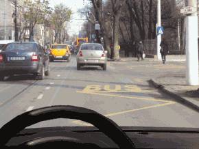 Ati executat corect oprirea in aceasta situatie?