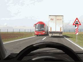 Indicatorul va avertizeaza ca urmeaza: