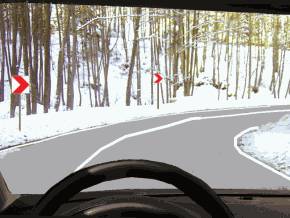 Aveti obligatia de a respecta semnificatia unui indicator amplasat pe partea stanga a drumului?