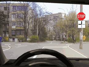 Cum procedati la intalnirea panoului si a indicatorului?